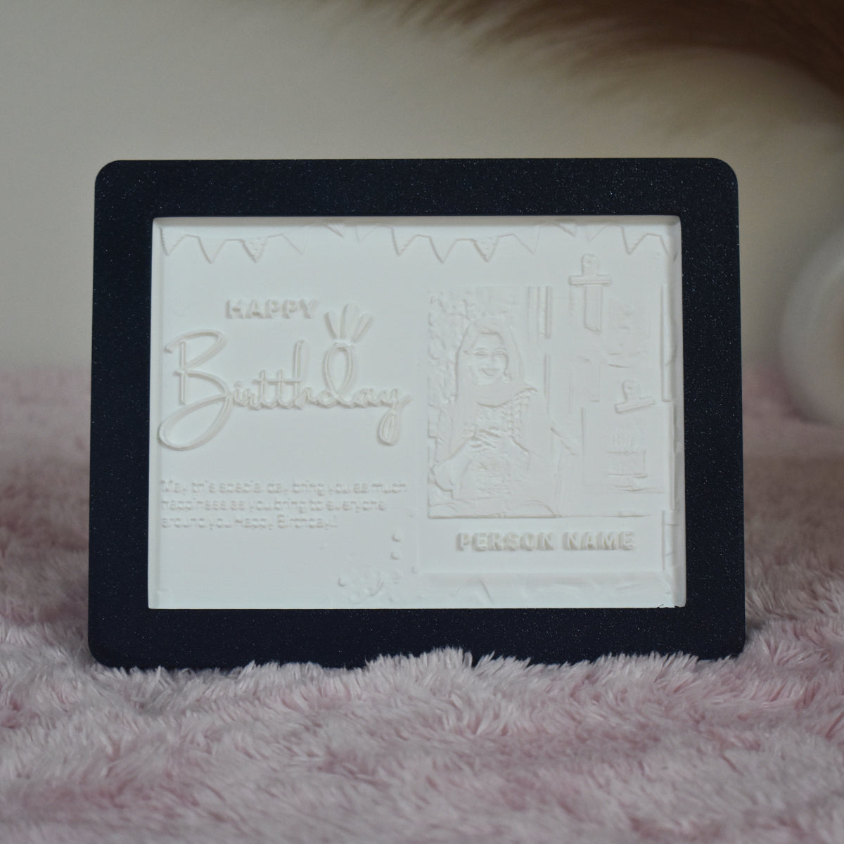 Birthday Photo Lithophane Frame - A Personalized Birthday Gift For Her