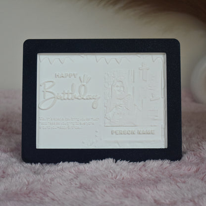 Birthday Photo Lithophane Frame - A Personalized Birthday Gift For Her