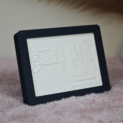 Birthday Photo Lithophane Frame - A Personalized Birthday Gift For Her