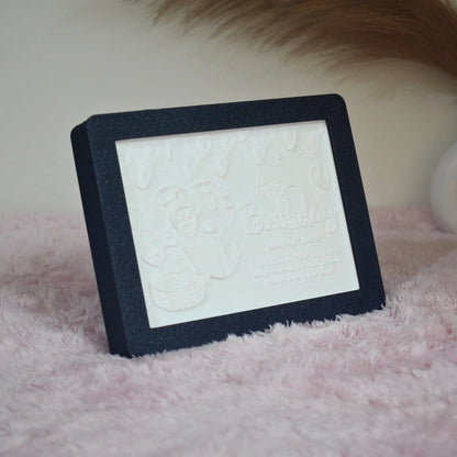 Personalized Birthday Photo Lithophane Frame For Him