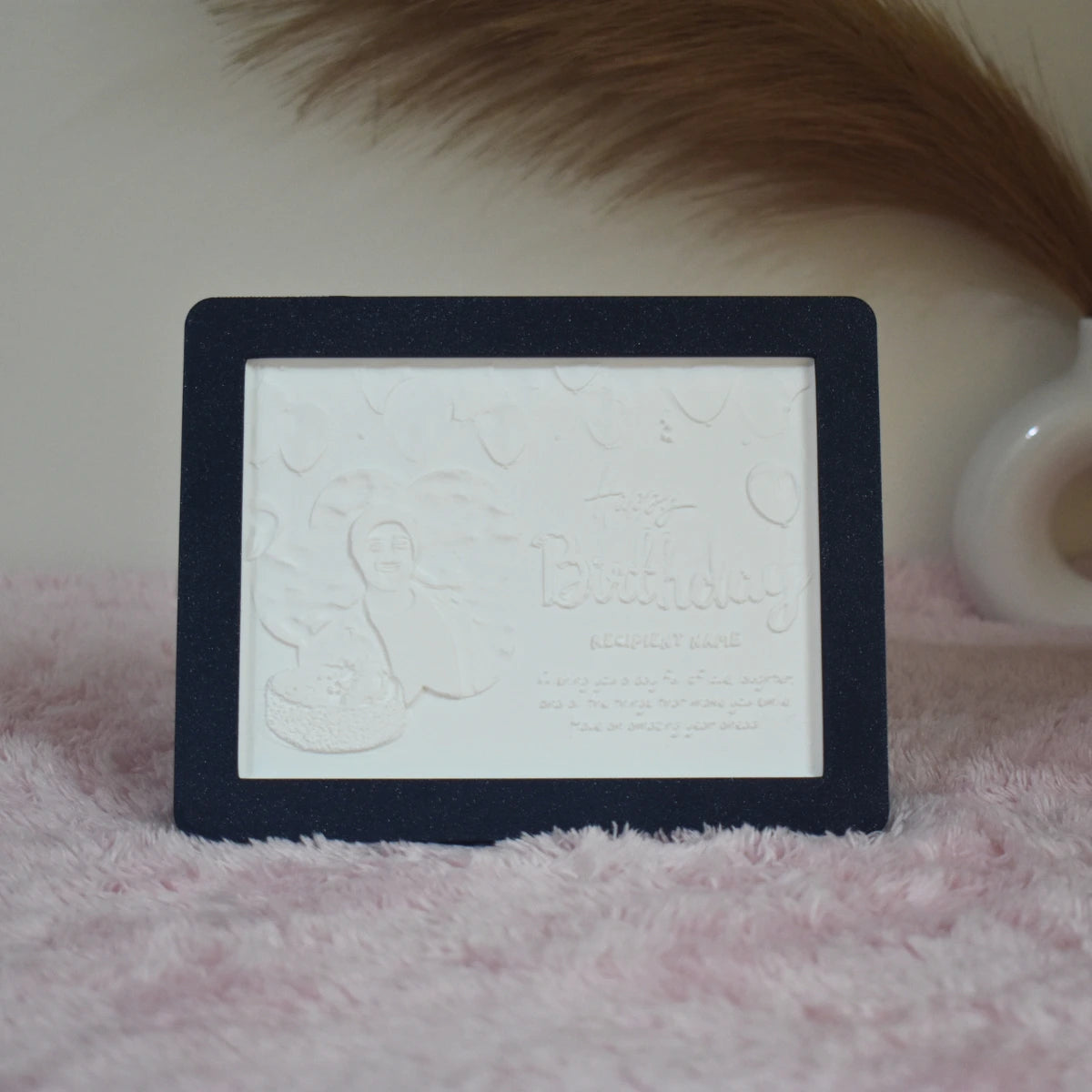 Personalized Birthday Photo Lithophane Frame For Him