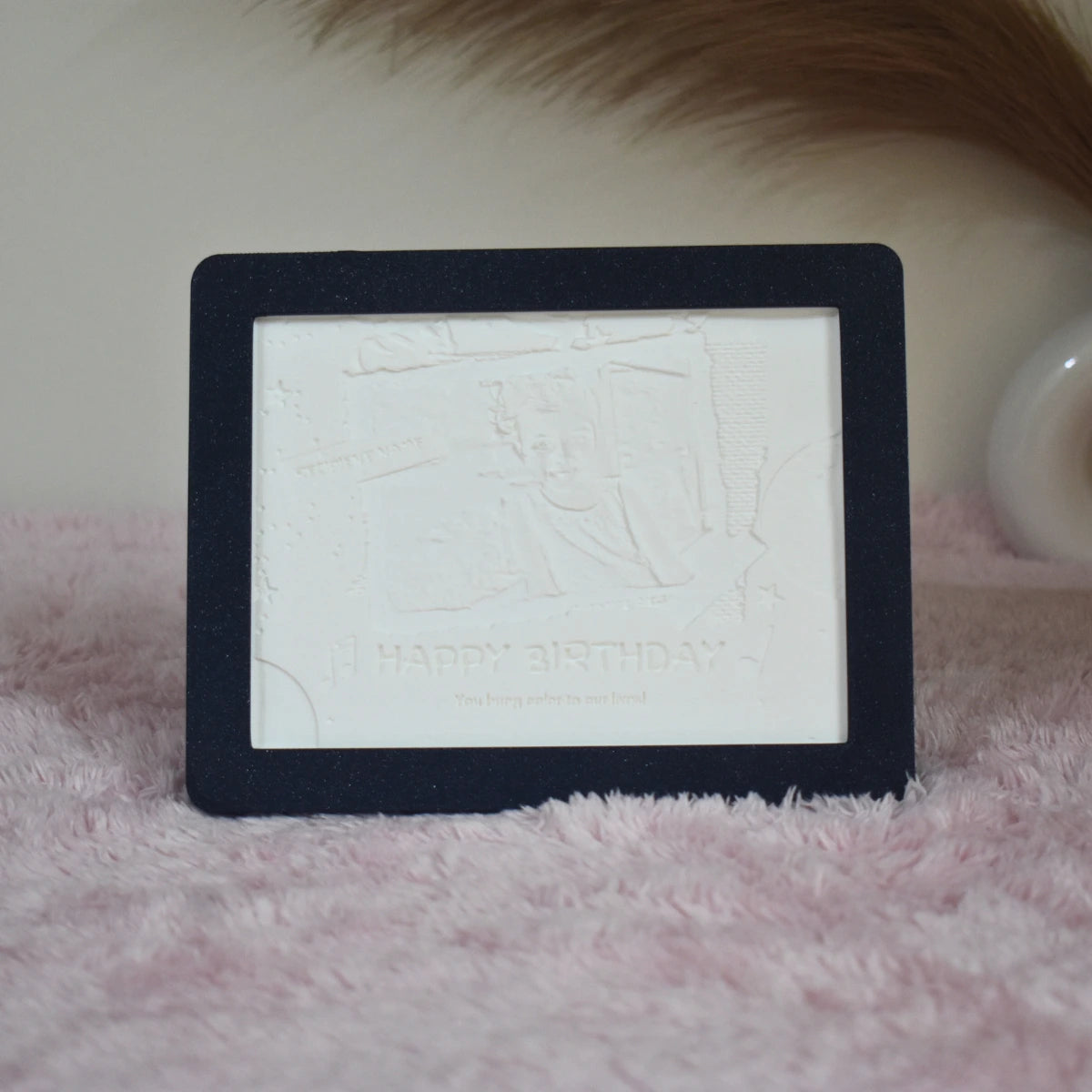 Personalized Birthday Photo Lithophane Frame For Kids