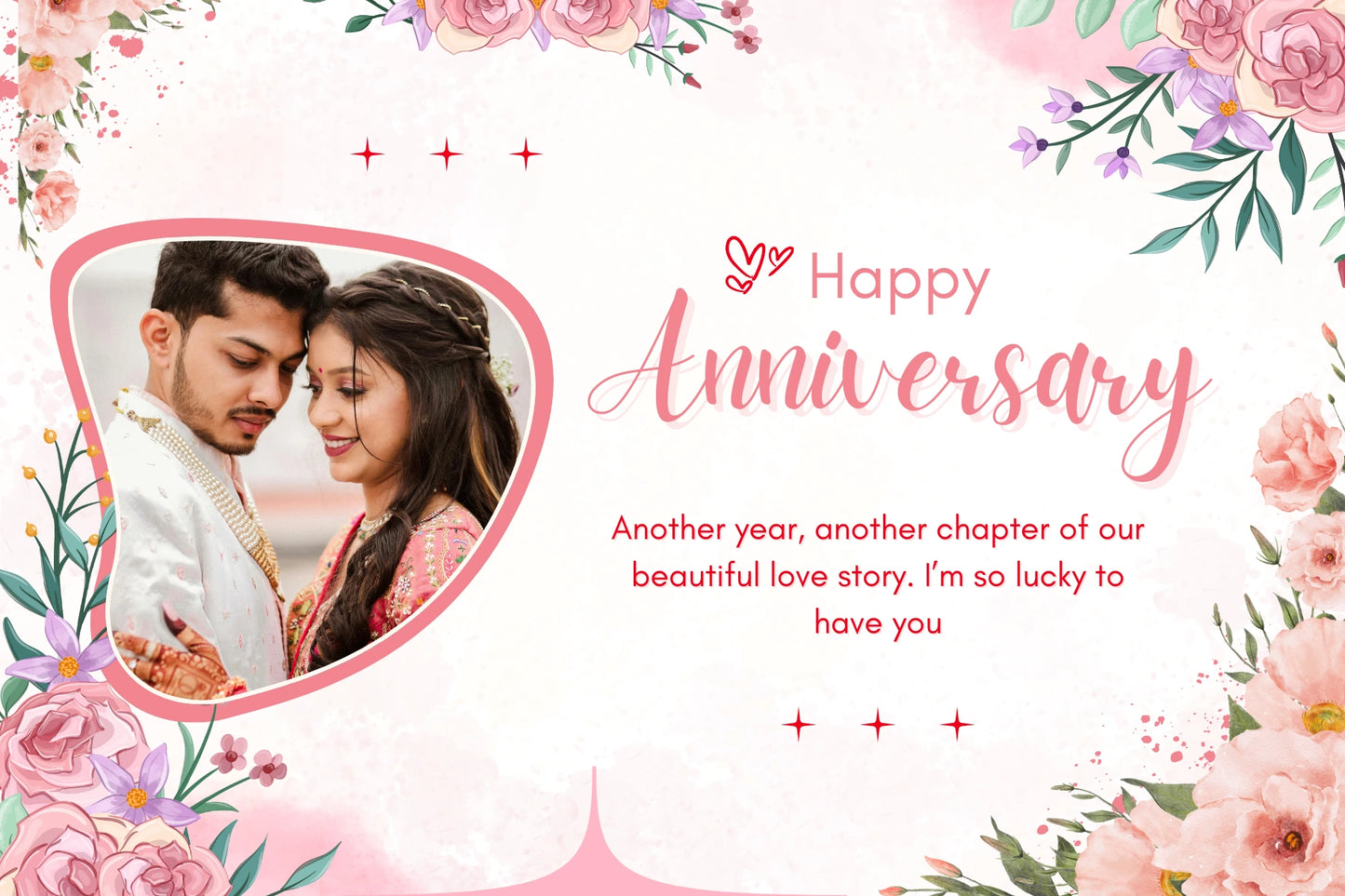 Wedding Anniversary Photo Lithophane Frame with Personalized Name & Photo