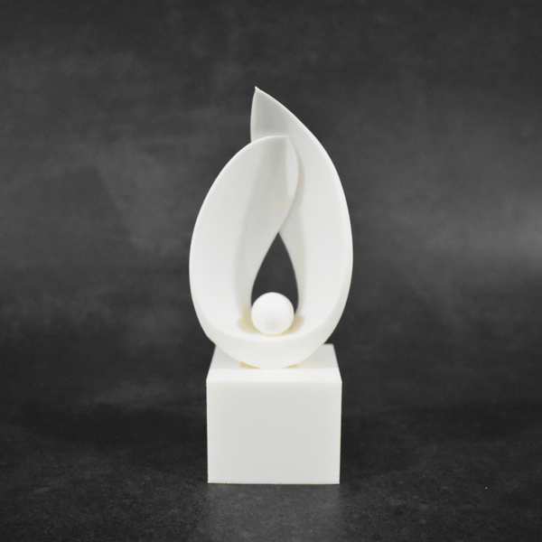 Blooming Seed - Contemporary Minimalist Abstract Sculpture