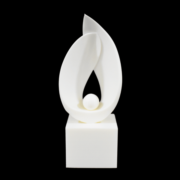 Blooming Seed - Contemporary Minimalist Abstract Sculpture