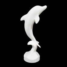 Aquaphin - Minimalist Dolphin On Wave Sculpture