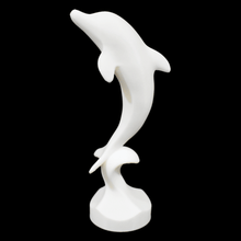 Aquaphin - Minimalist Dolphin On Wave Sculpture